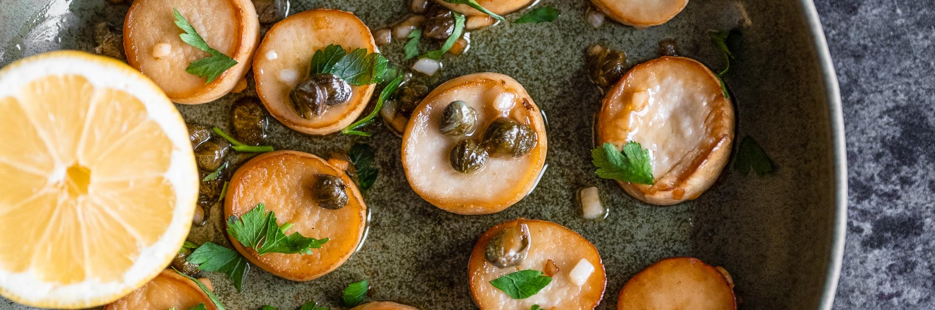 Vegane ‘Jakobsmuscheln’