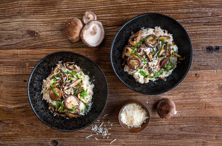 Risotto mit Shiitake