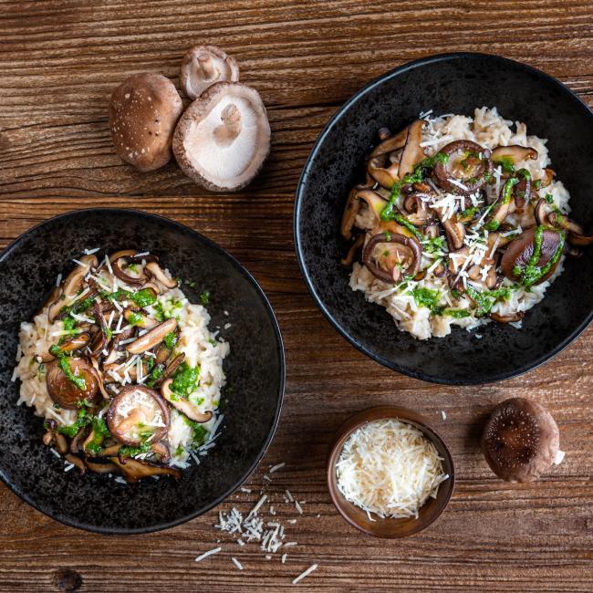 Risotto mit Shiitake