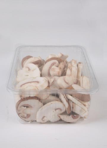 Champignons in Scheiben geschnitten